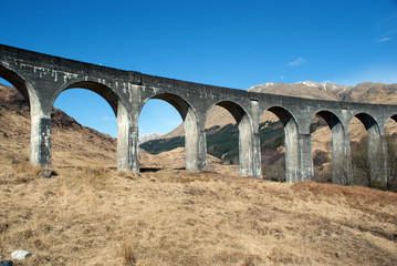 Fototapeta na wymiar Glenfinnan Viadukt, Scotland