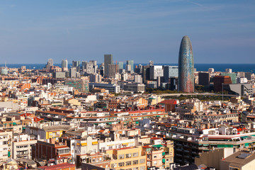 Panorama di Barcellona, Spagna
