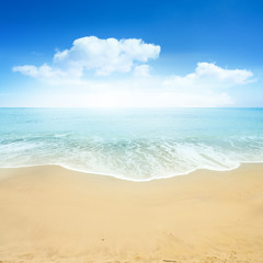 Fototapeta na wymiar Piękne Lato Plaża