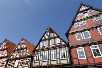 Fototapeta na wymiar Celle half-timbered houses