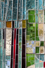 Detail of a colorful window. Good image to be used as background - 64117972