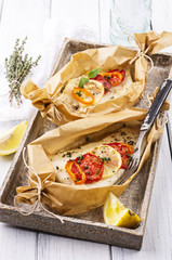 Überbackener Fisch