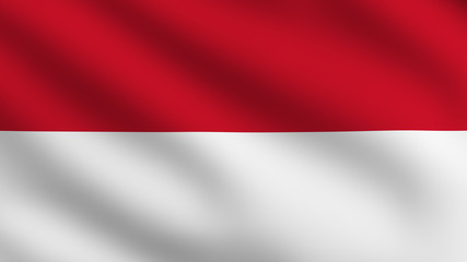 Obraz premium Monaco Flag