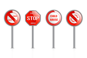 Illustration of child abuse warning signs