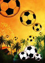Football or soccer background