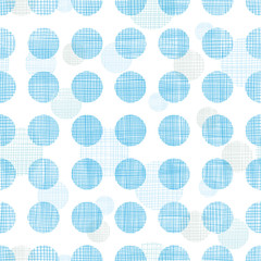 Abstract textile blue polka dots stripes seamless pattern © Oksancia