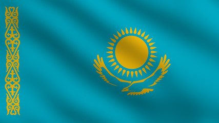 Kazakhstan Flag