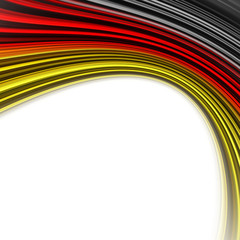 Illustrated german color wave for sport events