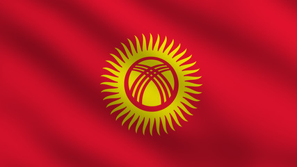 Kyrgyzstan Flag
