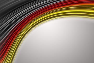 Illustrated german color wave for sport events