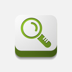 square button: magnifier