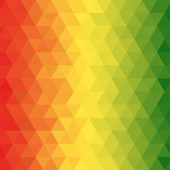 Geometric reggae background