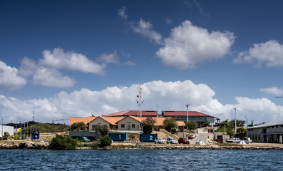 Fototapeta premium Harbour Tour of Willemstad Port Curacao 