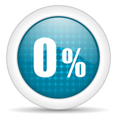 0 percent icon