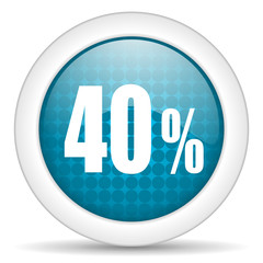 40 percent icon