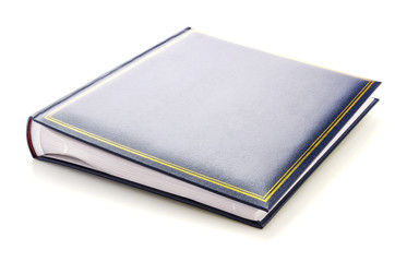 Old vintage book isolated on white background