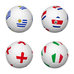 Obraz premium Soccer balls