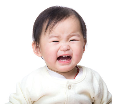 Asian Baby Girl Crying