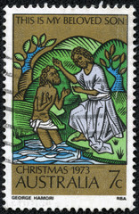 Christmas Issue, shows the Baptism of Christ