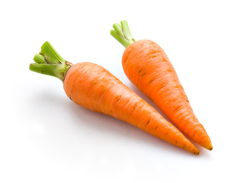 Carrot isolated. Organic vegetable
