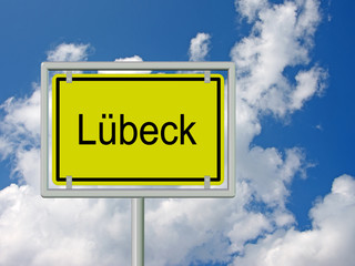 Lübeck - Ortsschild