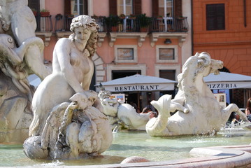 Neptune Fountain in Rome, Italy © Denise Serra