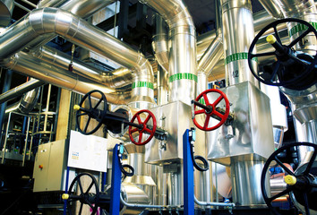 Industrial zone, Steel pipelines and pumps