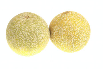 Pair of ripe melon