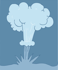 vector illustration explosion bubbles