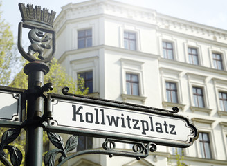 Naklejka premium Kollwitzplatz Berlin