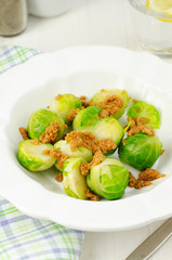 Brussel sprouts with breadcrumbs