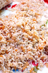 Ant eggs at the market