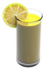 realistic 3d render of drink