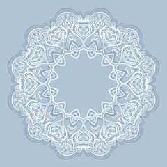 Lace background. Mandala.