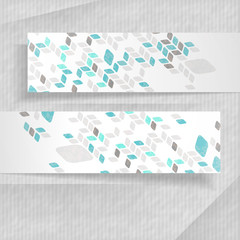Abstract Banners With Place For Your Text