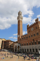 Obraz premium Architecture of Italy. Siena - one of the largest tourist center