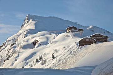 Baite nella neve Dolomiti