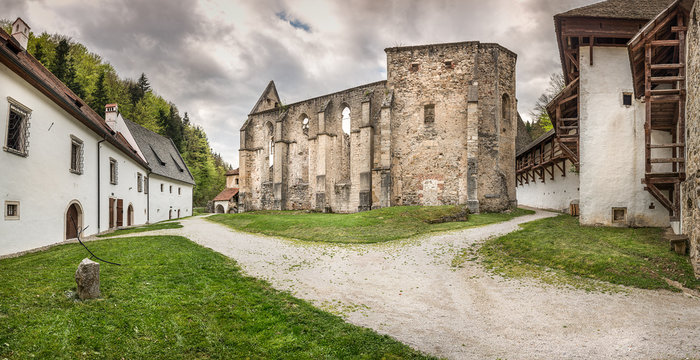 Žiče Carthusian Monastery - panorama