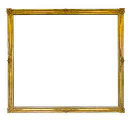 thin golden antique frame - 64143392