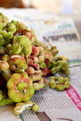 Manila tamarind in the market