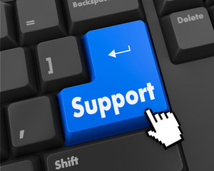 Fototapeta premium blue support