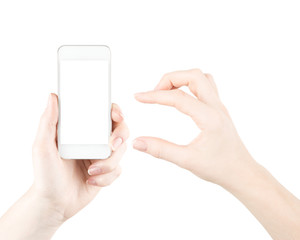 Mobile phone in hand