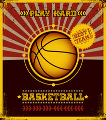 Basketball poster.