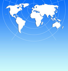 Ziel Erde Weltkarte