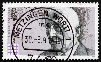 Obraz premium Postage stamp Germany 1991 Reinold von Thadden-Trieglaff