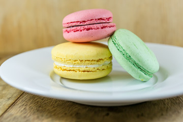 Colorful macaroons