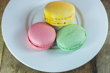Colorful macaroons