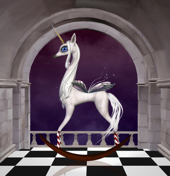 Fantasy rocking horse