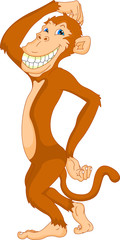 cute monkey cartoon