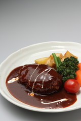 洋食屋さんのハンバーグ